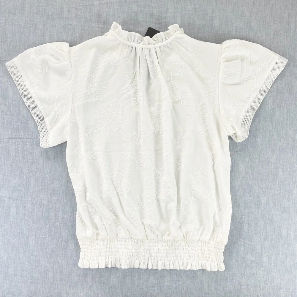 MARC NEW YORK | Beautiful Hem Blouse | Antique White - Picture 2 of 7